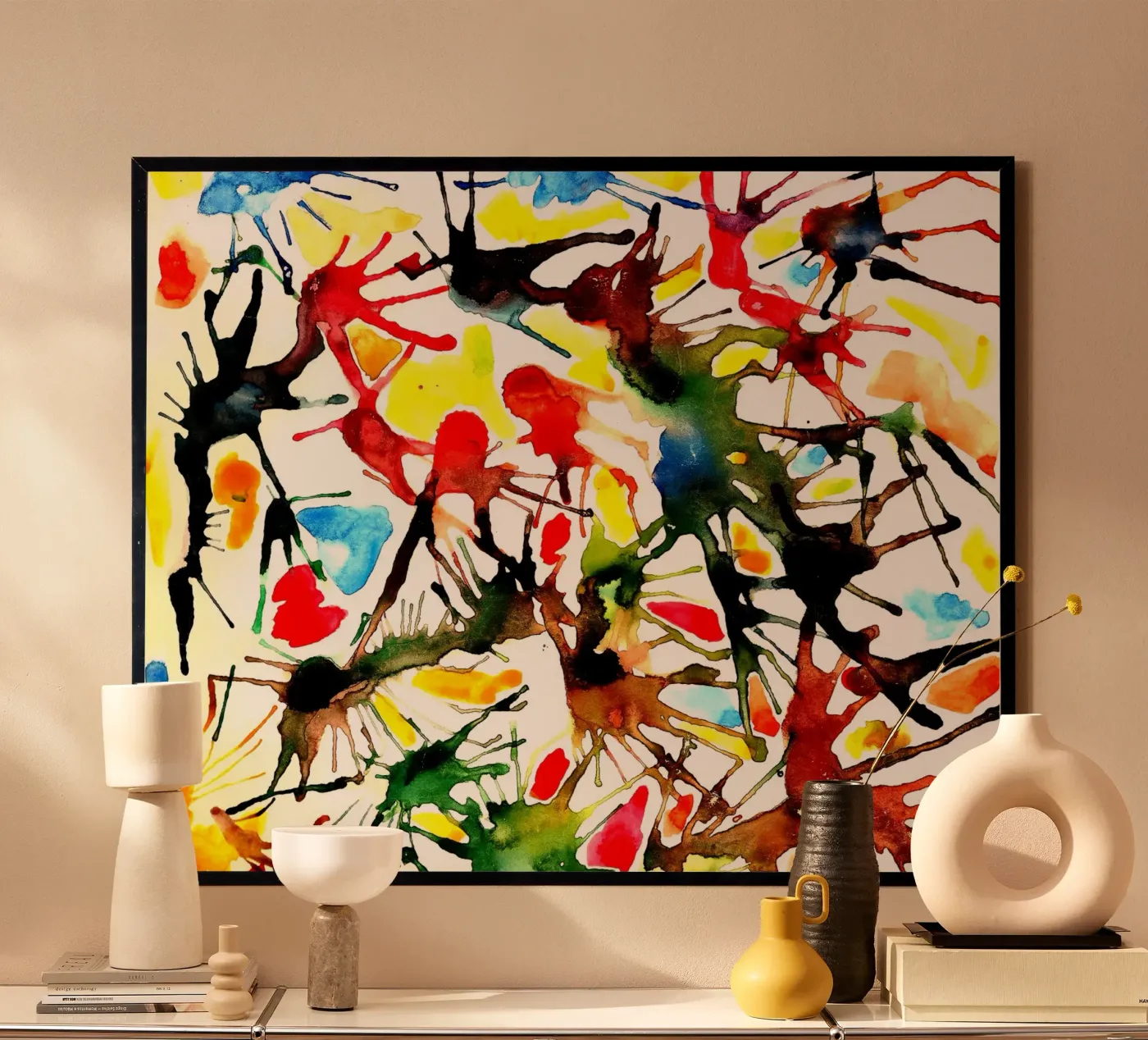 Farben Poster von Massimo Frascogna