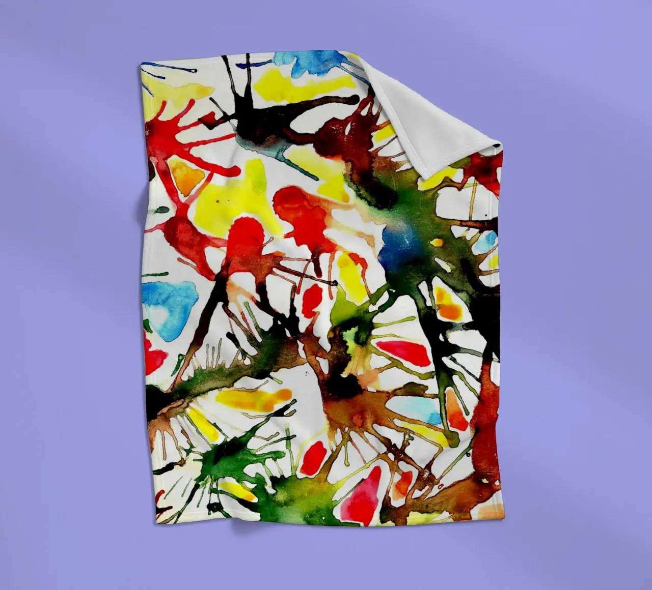 Farben Fleecedecke von Massimo Frascogna