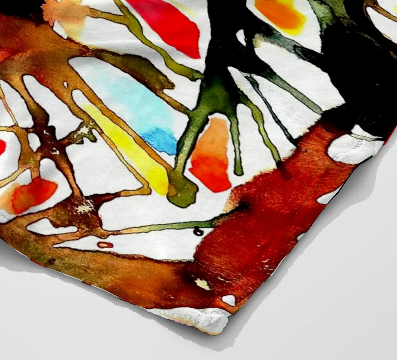 Farben Fleecedecke von Massimo Frascogna