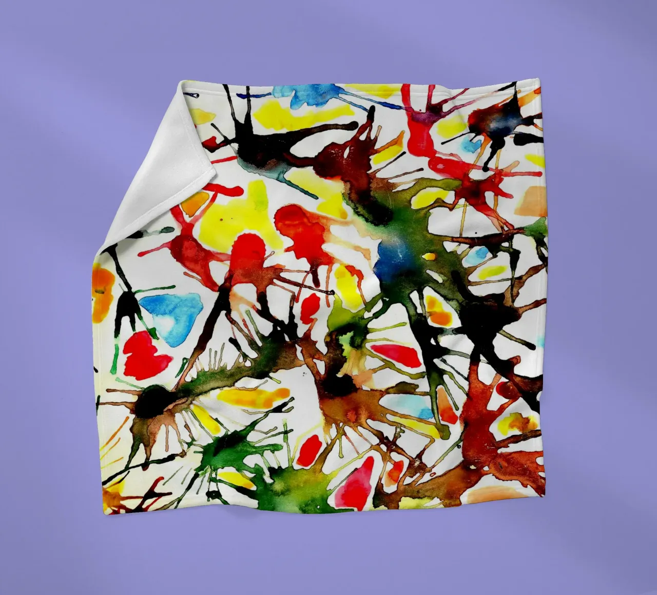 Farben Fleecedecke von Massimo Frascogna