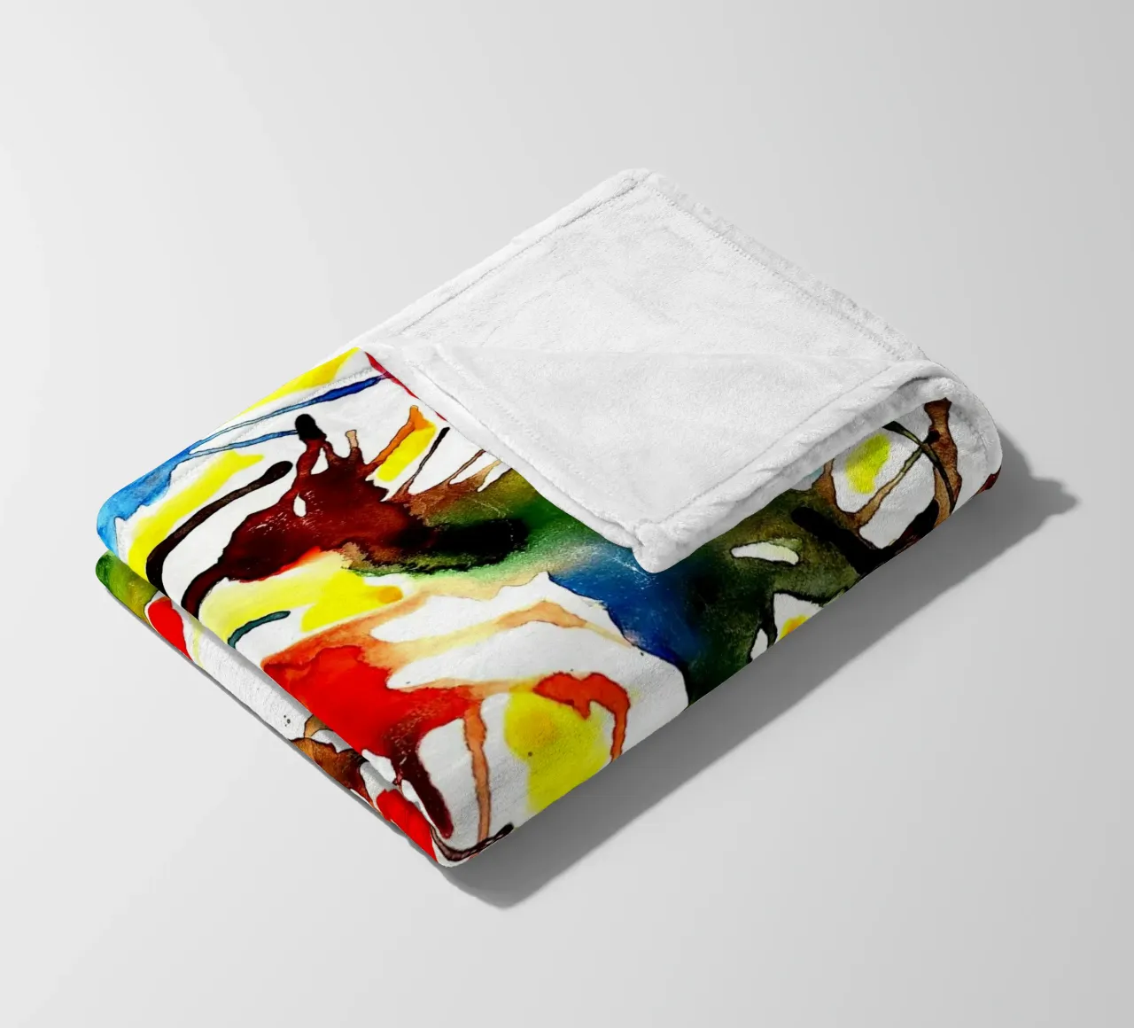 Farben Fleecedecke von Massimo Frascogna