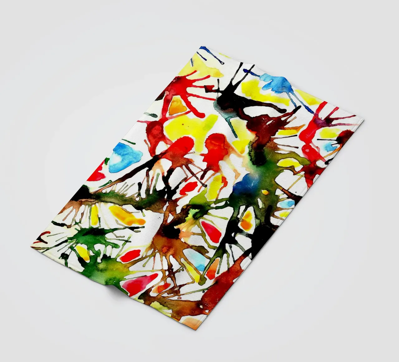 Farben Fleecedecke von Massimo Frascogna