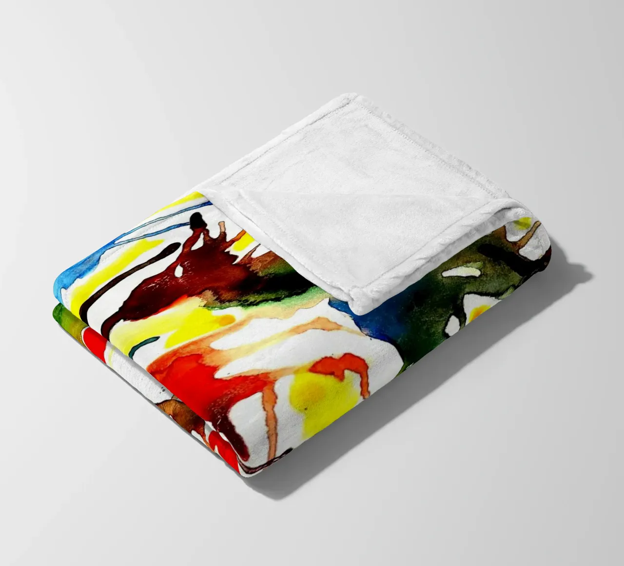 Farben Fleecedecke von Massimo Frascogna