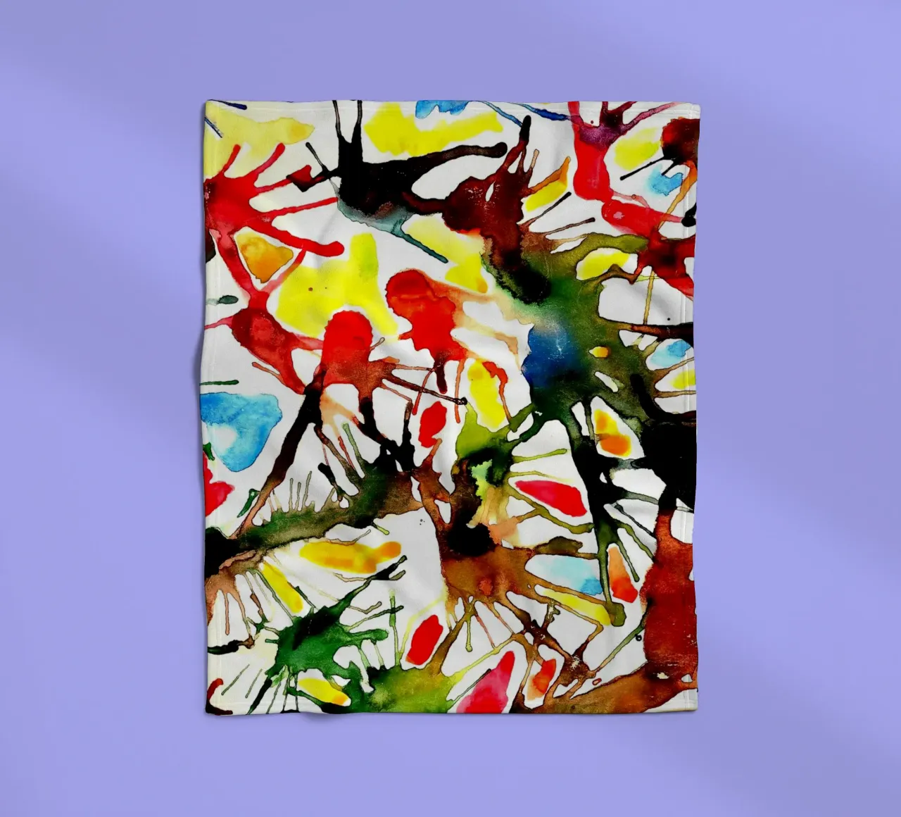 Farben Fleecedecke von Massimo Frascogna