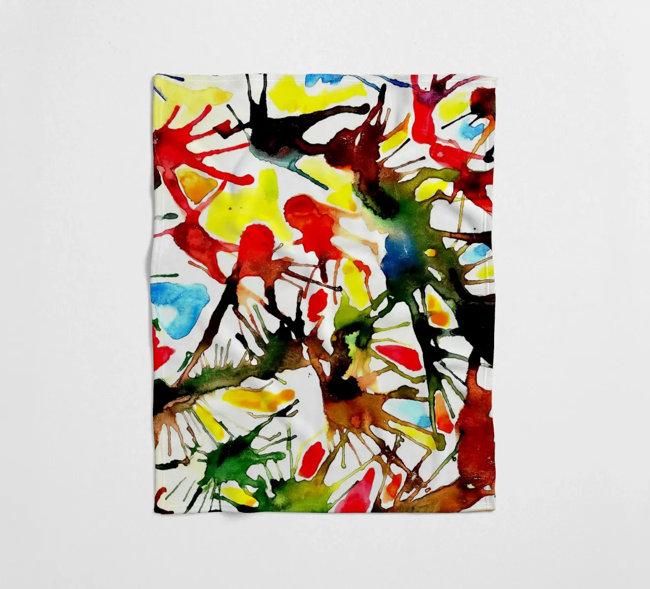 Farben Fleecedecke von Massimo Frascogna