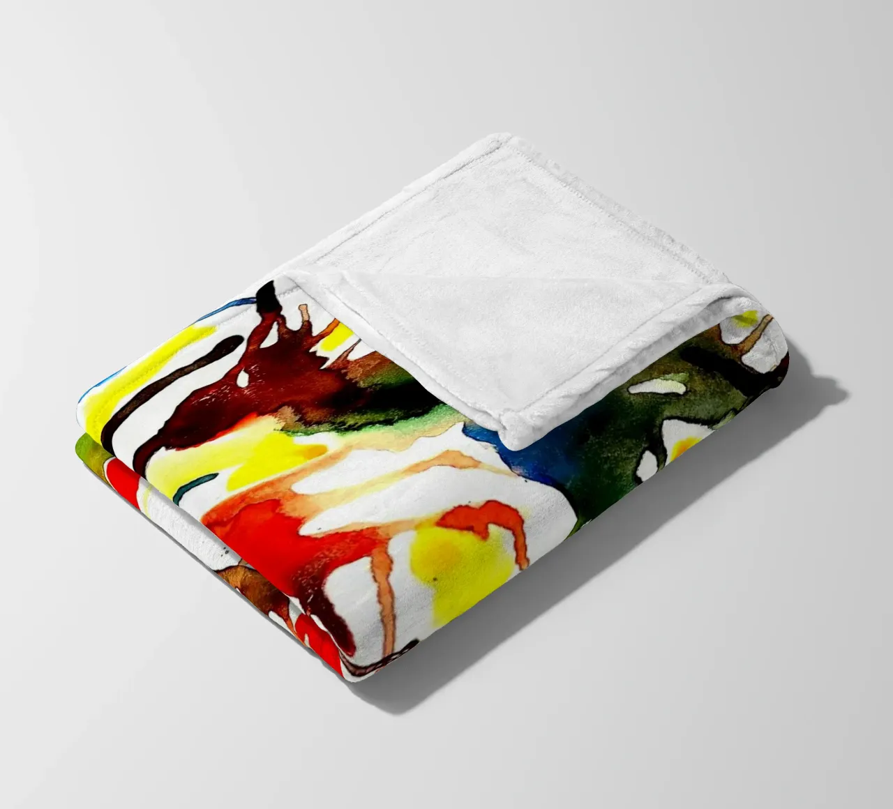 Farben Fleecedecke von Massimo Frascogna