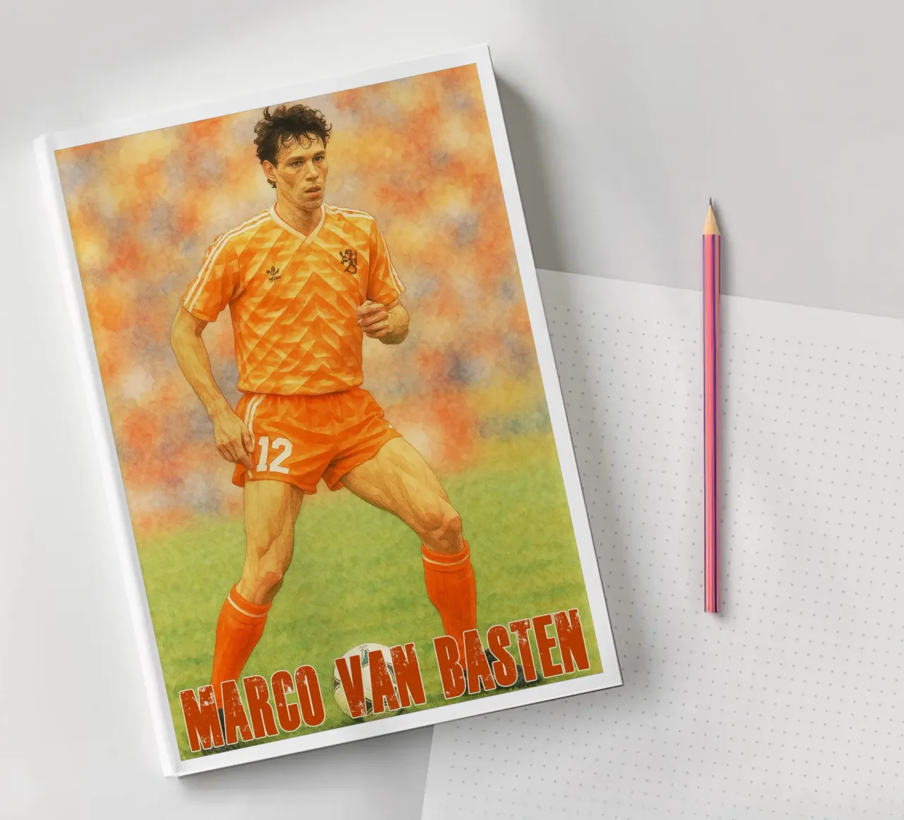 Marco van Basten Repainting Imagination Redrawing notebook by MOKAIYA