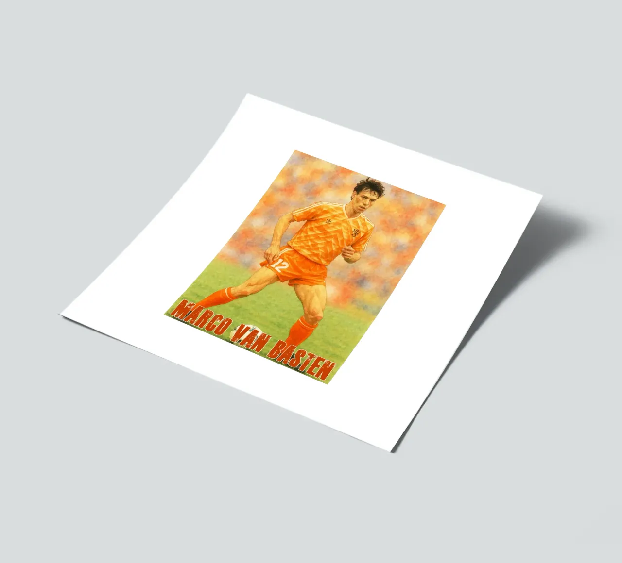 Marco van Basten Riparare Immaginazione Ridisegnare foglio adesivo da MOKAIYA