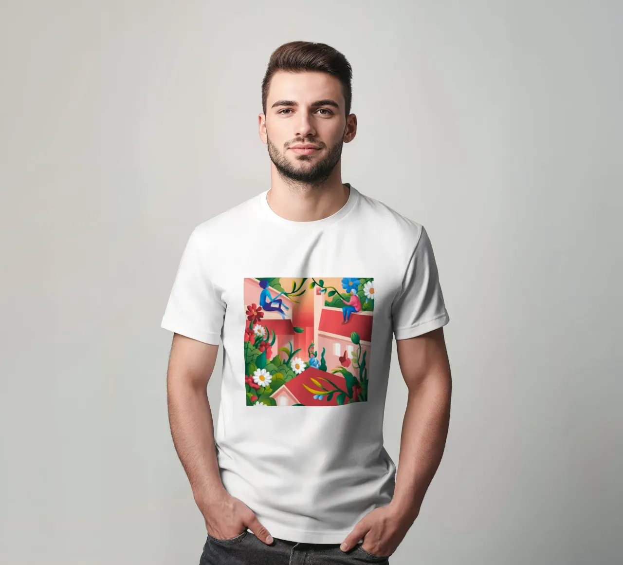 Vivace armonia sul tetto t-shirt da Fine Sanctuary