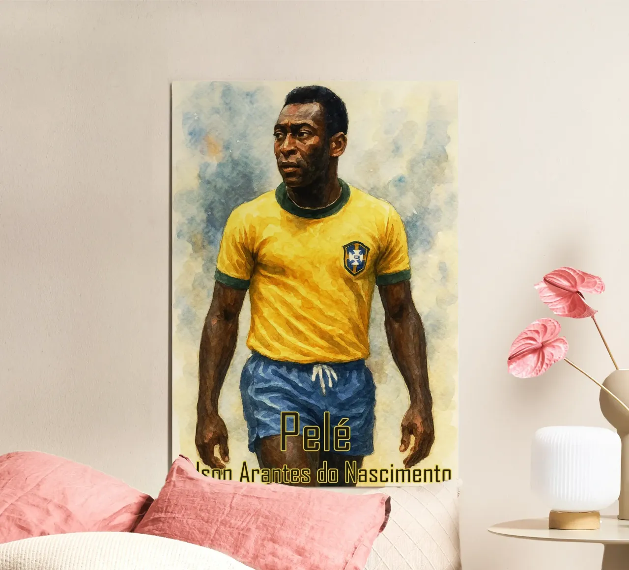 Pelé Repeindre Imagination Redessiner hahnemühle de MOKAIYA