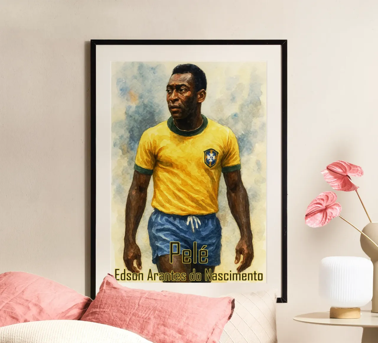 Pelé Repeindre Imagination Redessiner hahnemühle de MOKAIYA