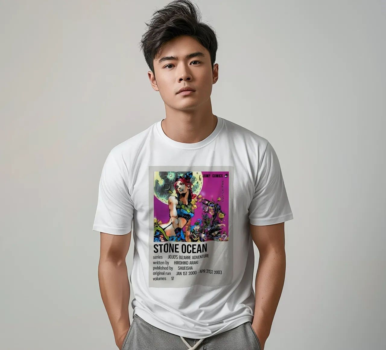 STONE OCEAN t-shirt da Totoya