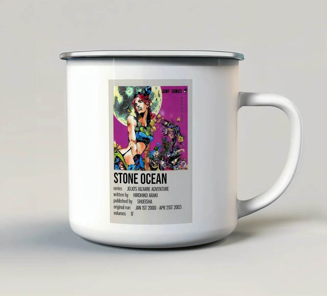 STONE OCEAN tazza in smalto da Totoya