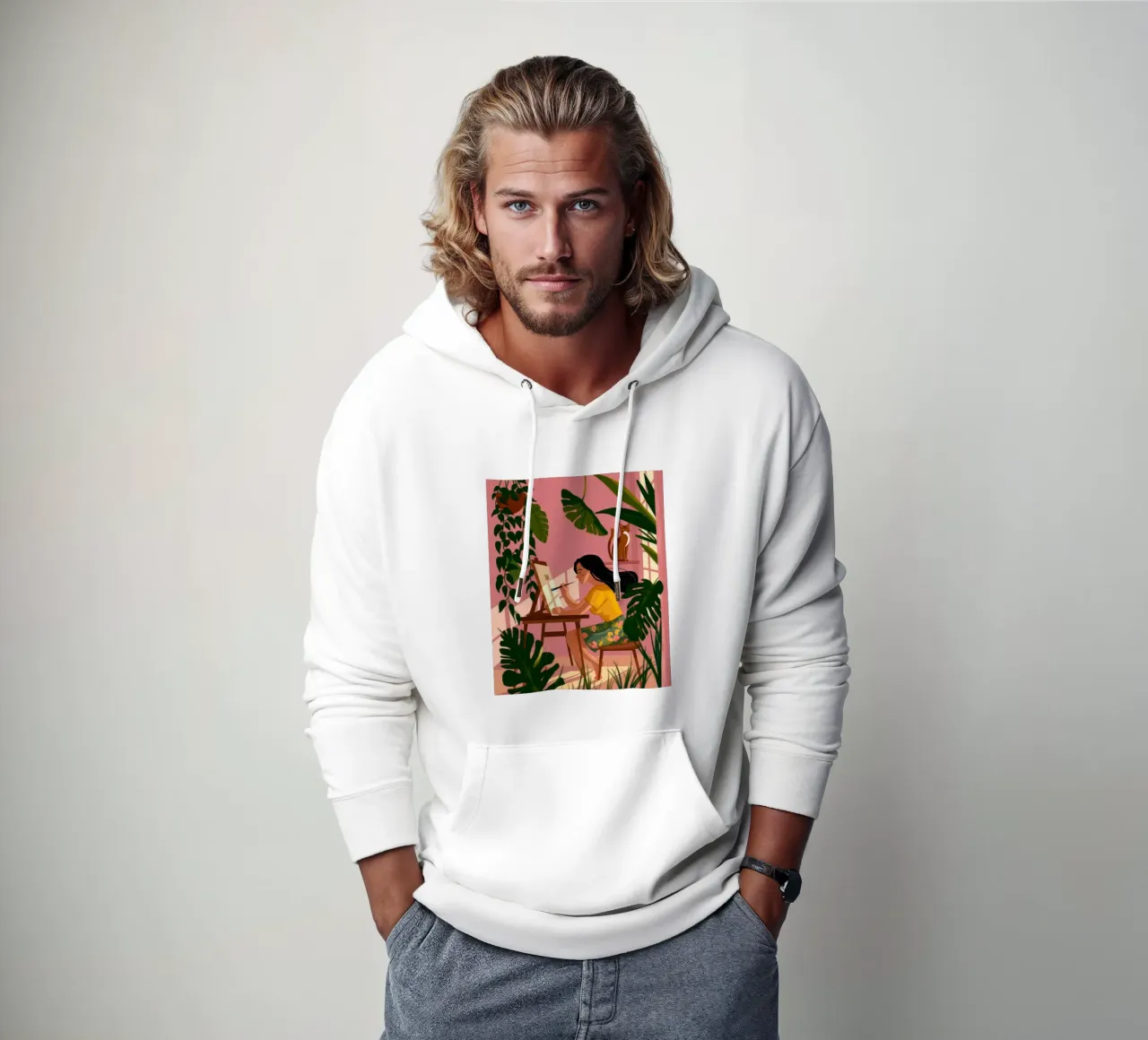 Creative Botanical Studio hoodie by Fine Sanctuary