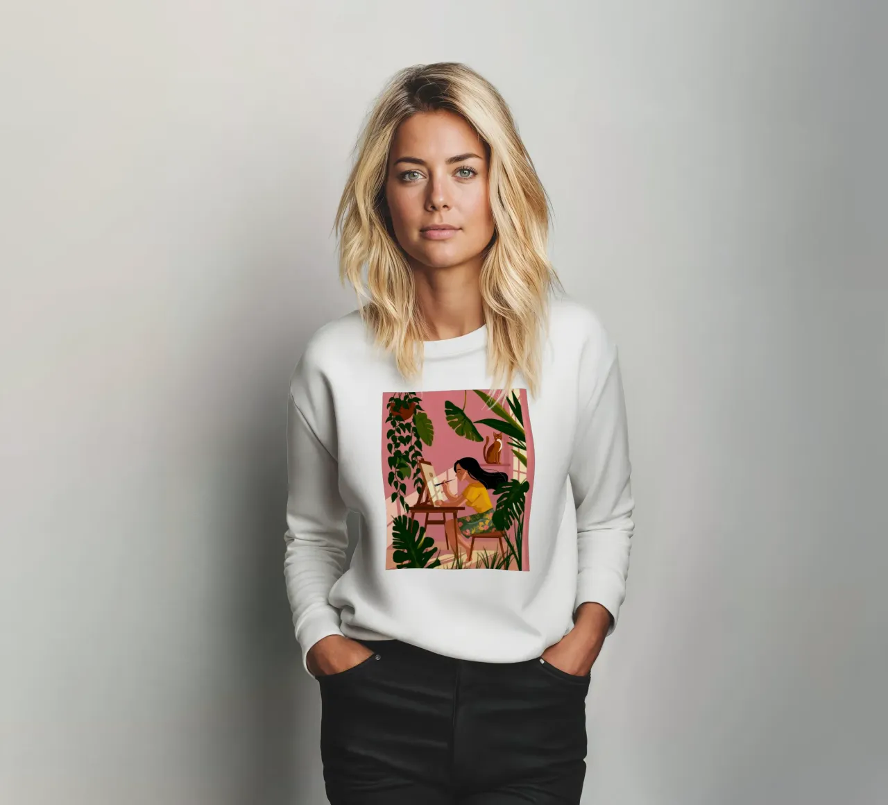Creative Botanical Studio sweatshirt by Fine Sanctuary