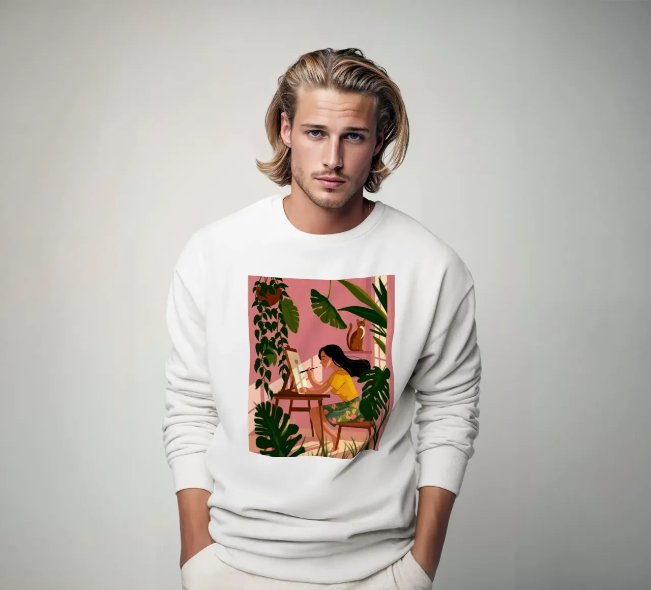 Creative Botanical Studio sweatshirt by Fine Sanctuary