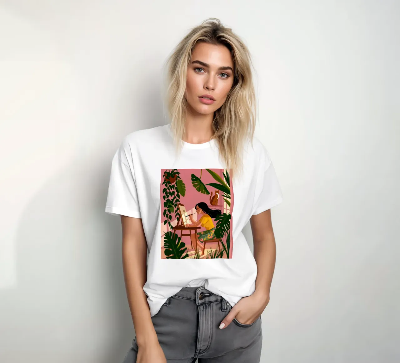 Studio Botanico Creativo t-shirt da Fine Sanctuary