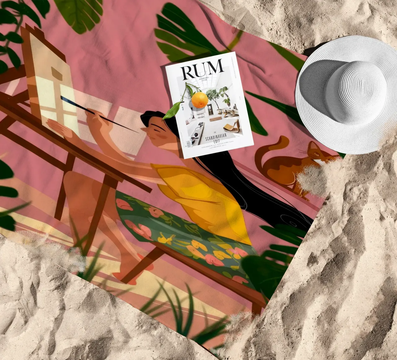 Studio Botanico Creativo telo mare da Fine Sanctuary