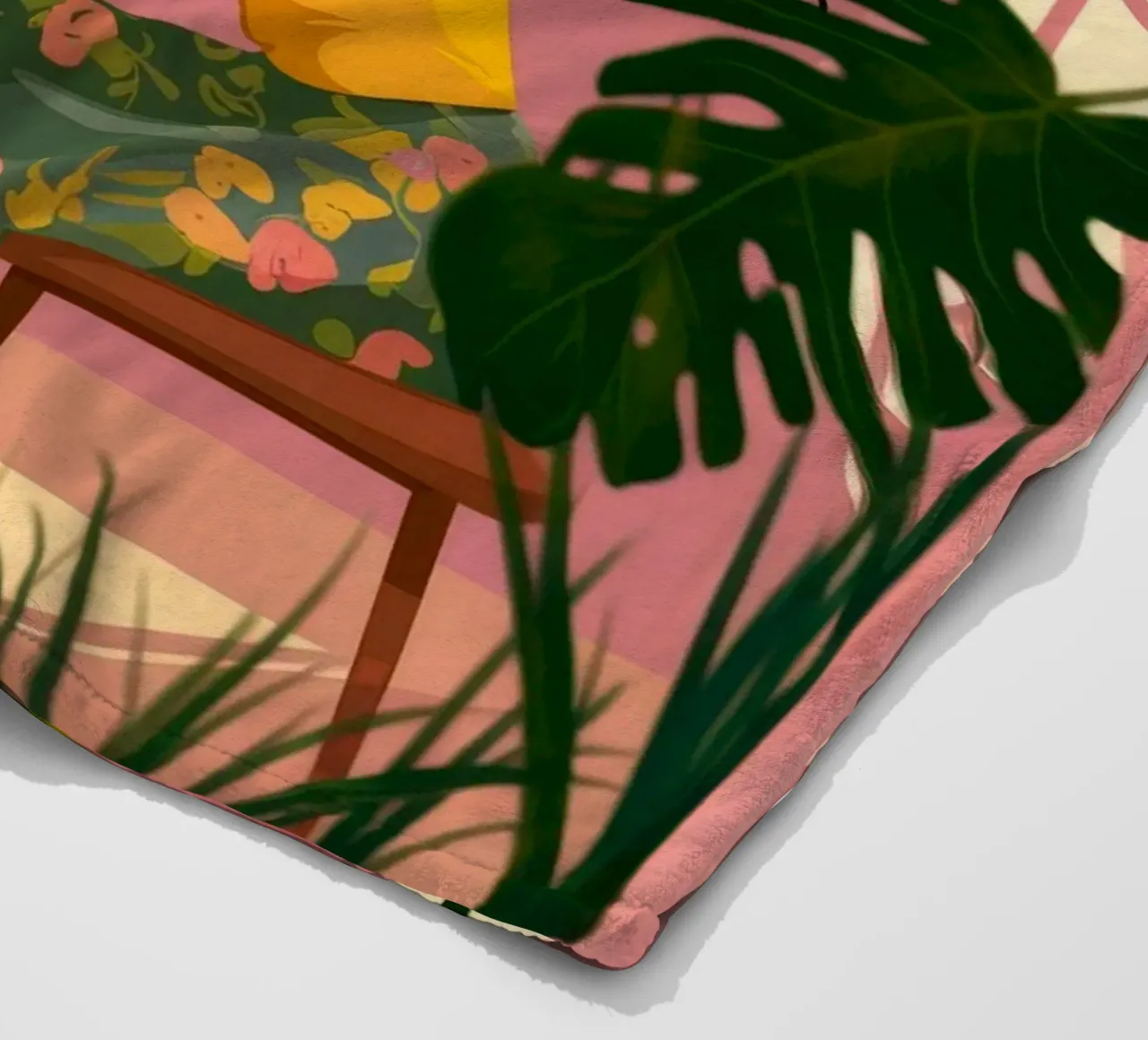 Studio Botanico Creativo coperta in pile da Fine Sanctuary