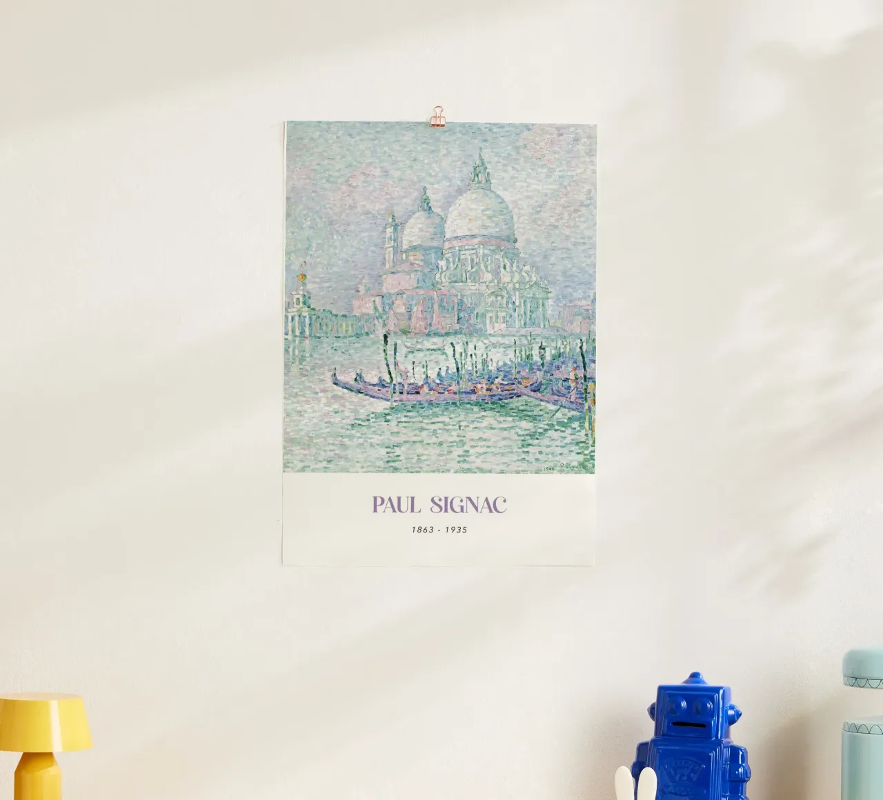 Signac Venetië Groet Pointillist Stadsgezicht Print hahnemühle van NorwesClub