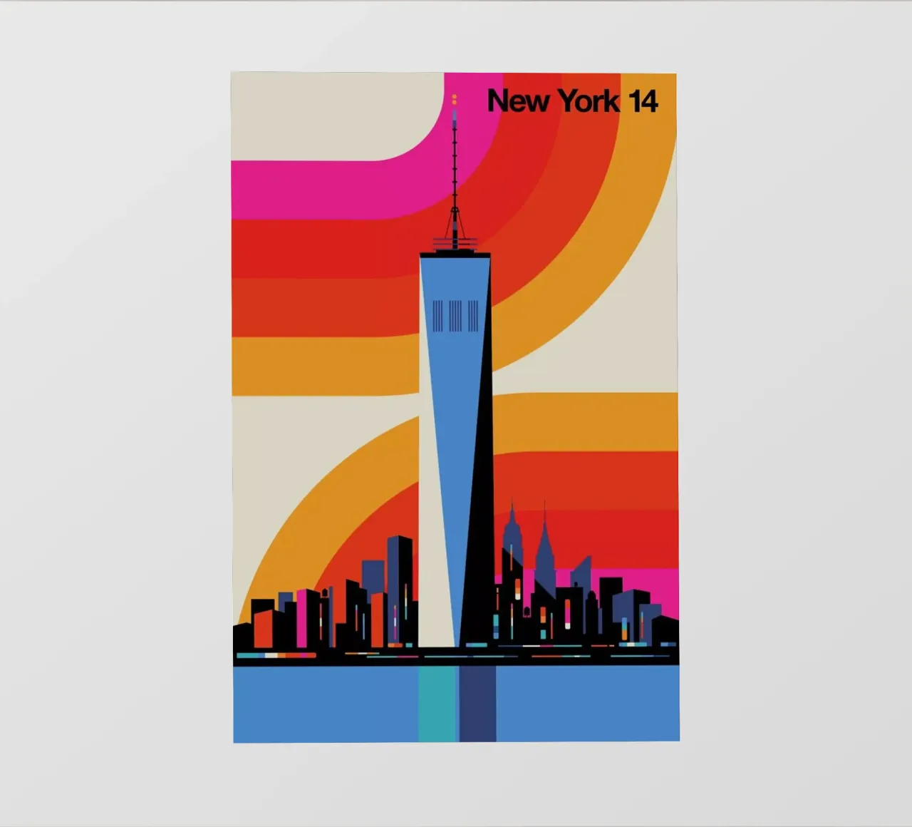 New York 14 telo in pvc da Bo Lundberg