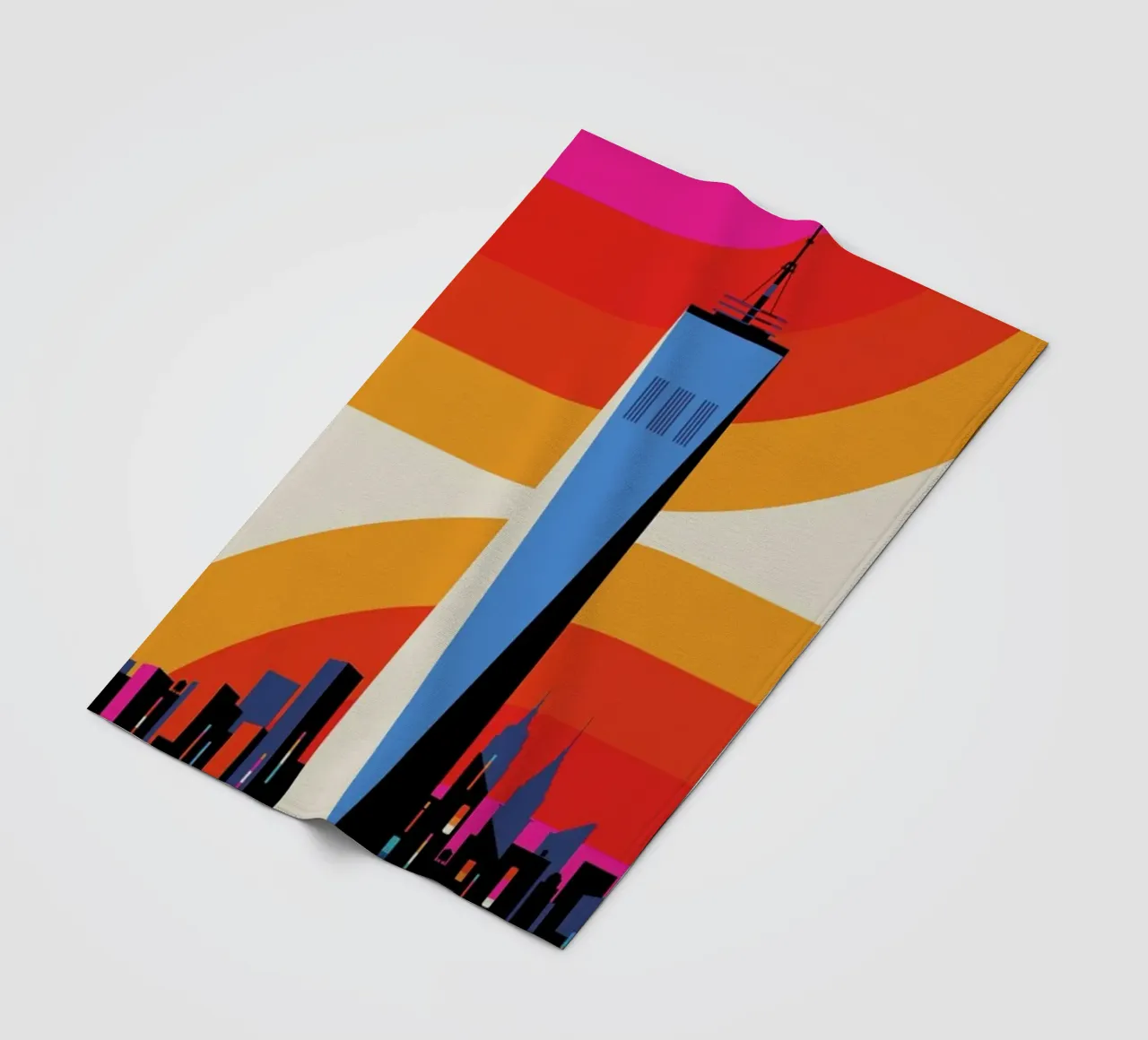New York 14 coperta in pile da Bo Lundberg