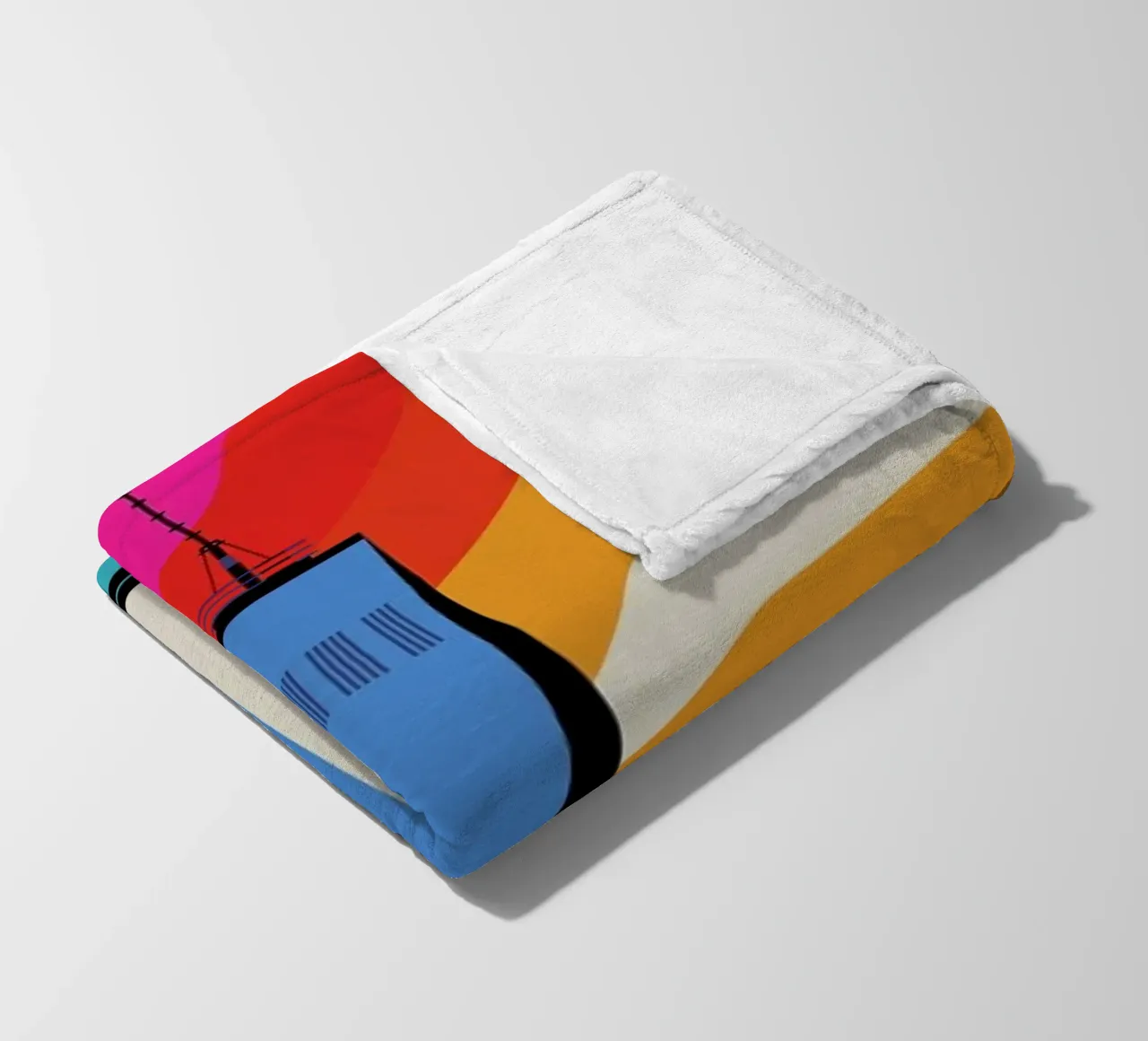 New York 14 coperta in pile da Bo Lundberg
