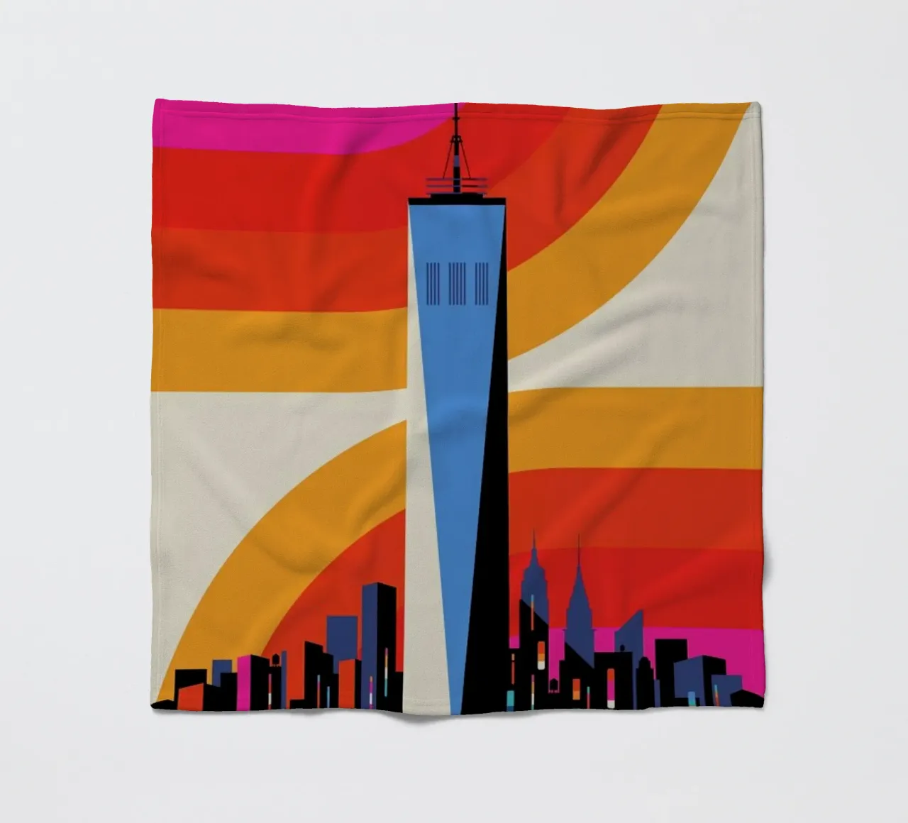 New York 14 coperta in pile da Bo Lundberg