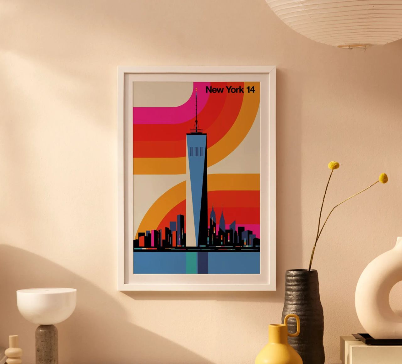 New York 14 poster by Bo Lundberg