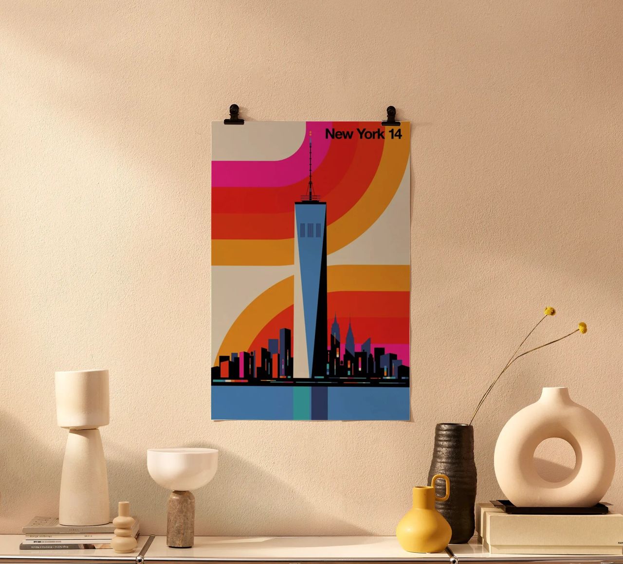 New York 14 poster by Bo Lundberg