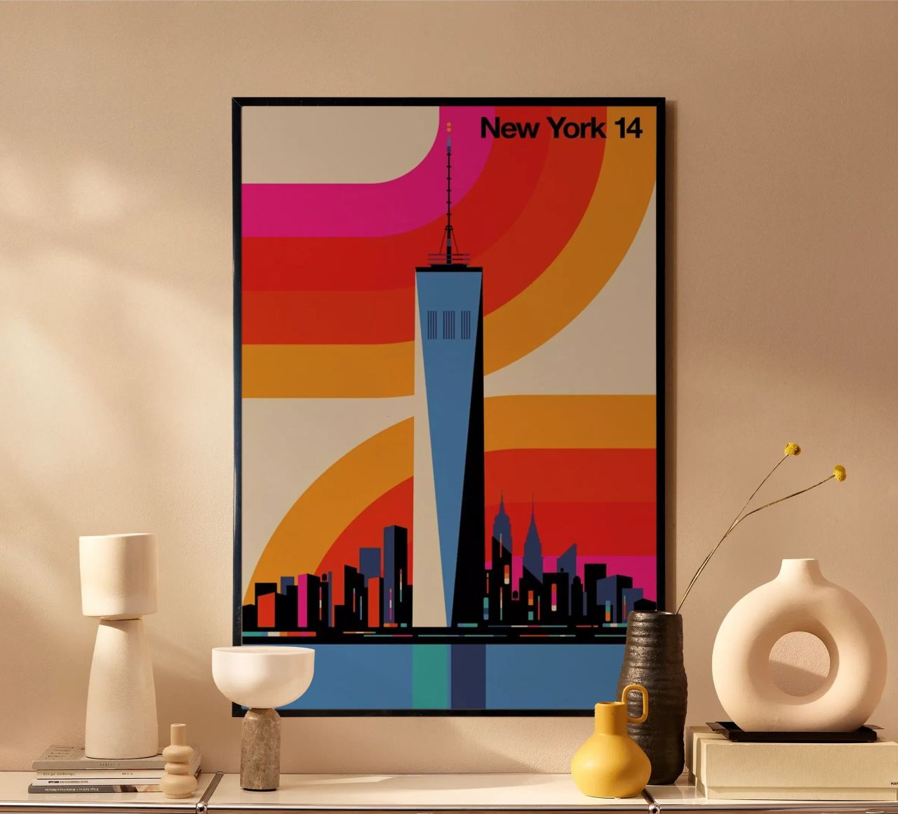 New York 14 poster by Bo Lundberg