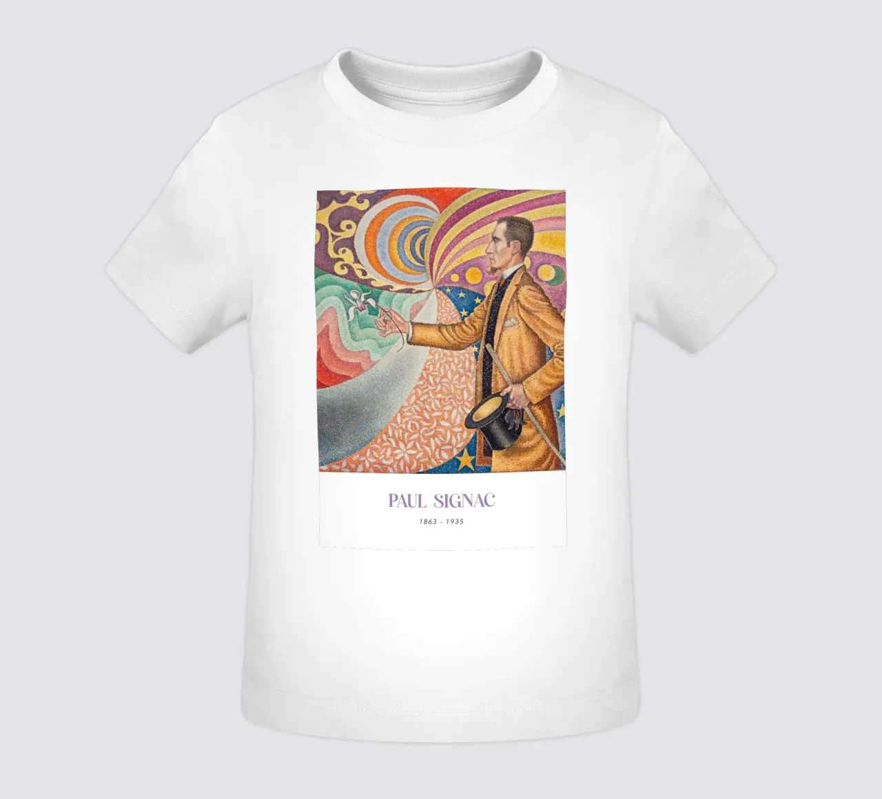 Signac Porträt Fénéon Pointillist Abstract Art Print Baby T-Shirt von NorwesClub