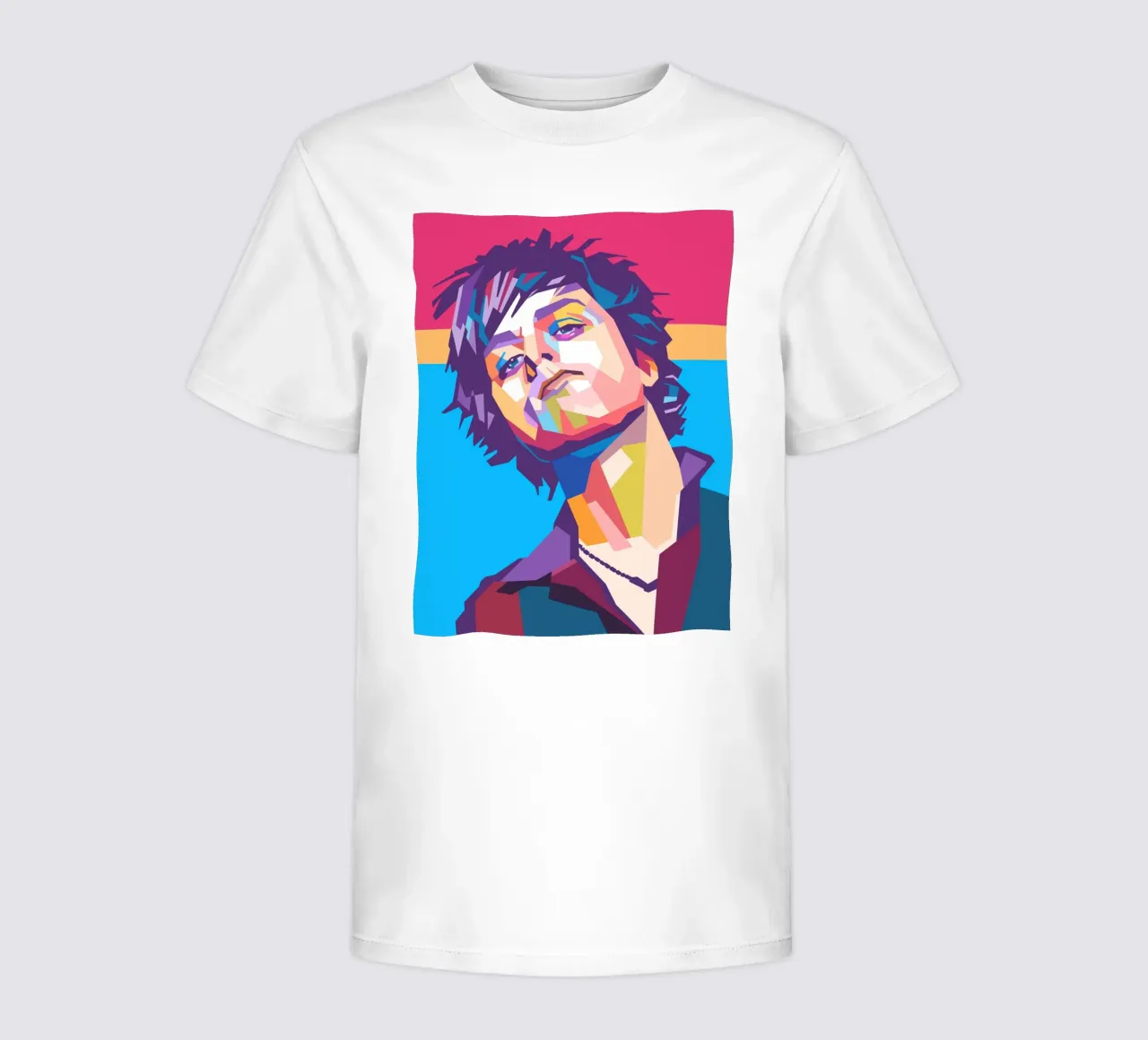 Billie Joe Armstrong Pop-Art Kinder T-Shirt von Hantamrata