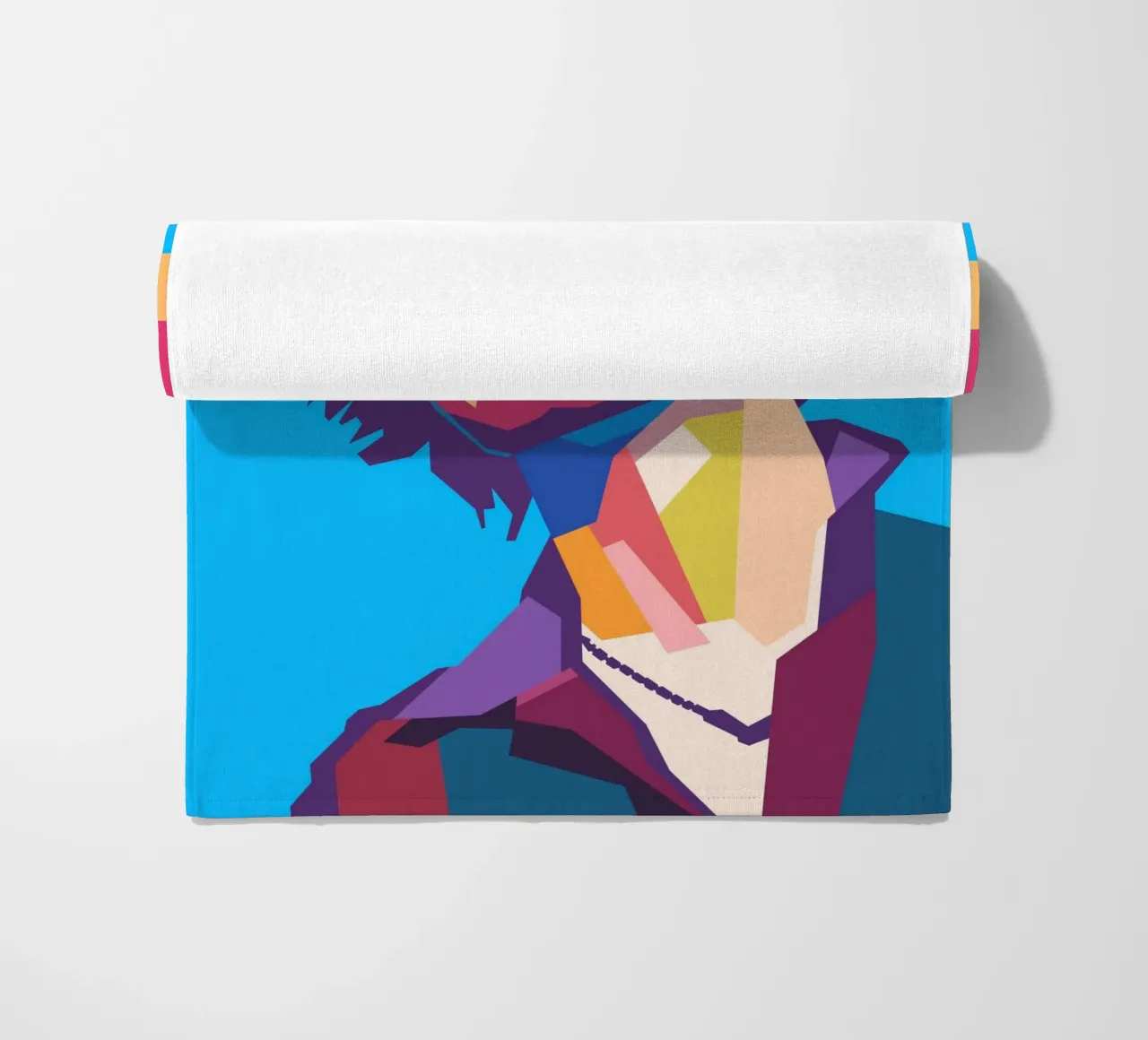 Billie Joe Armstrong pop art beach towel by Hantamrata
