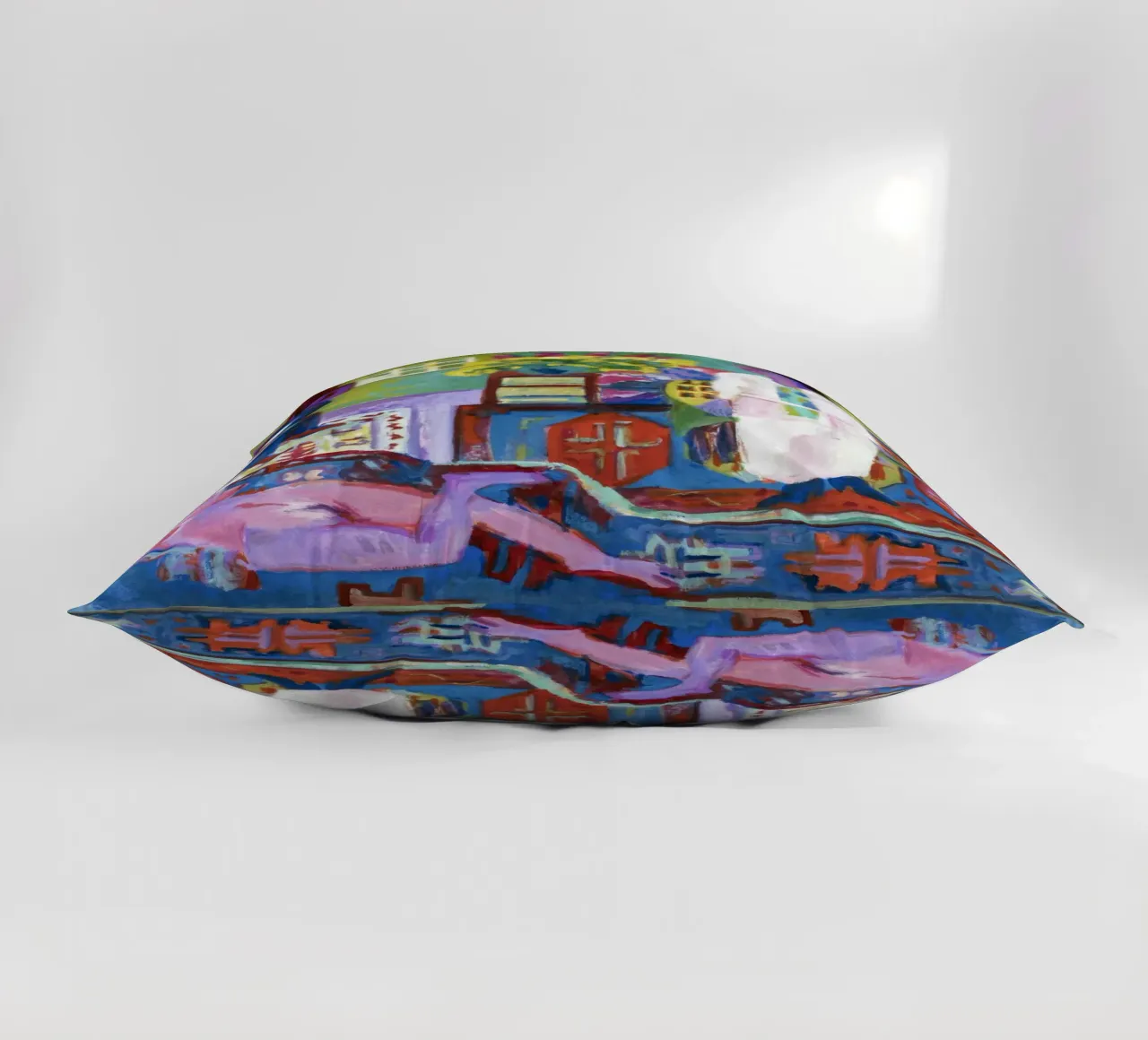 Kirchner Modern Bohemia German Expressionist Print decorative cushion by NorwesClub