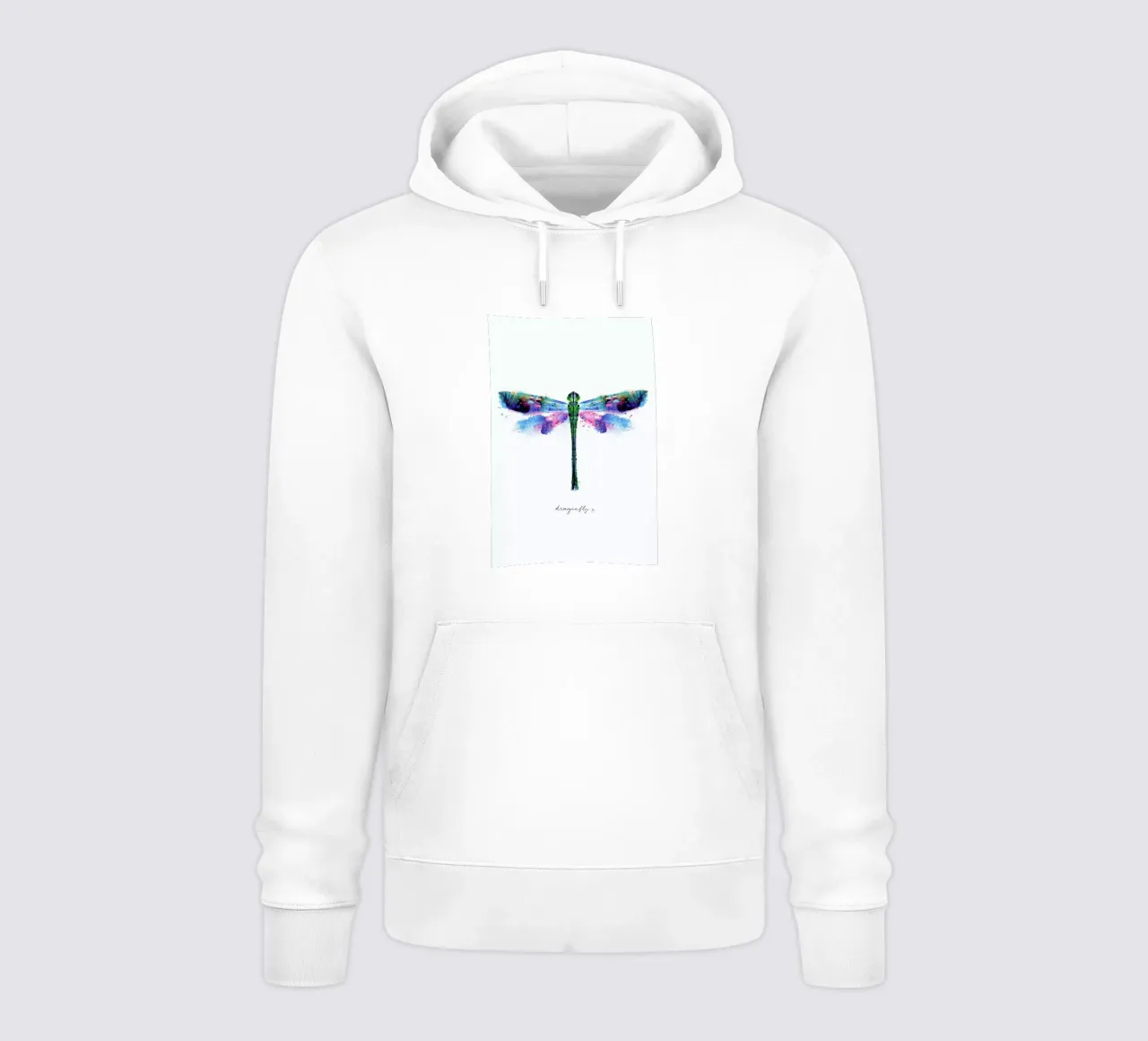 Ink Dragonfly Iridescent II felpa con cappuccio da Flora & Fauna