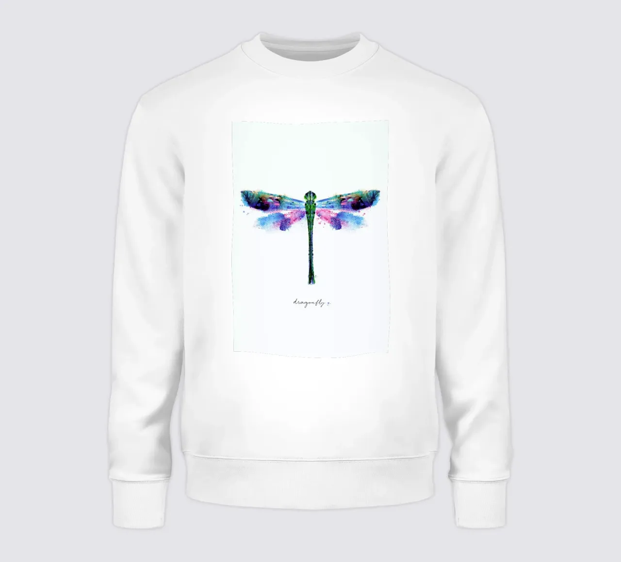 Ink Dragonfly Iridescent II felpa da Flora & Fauna