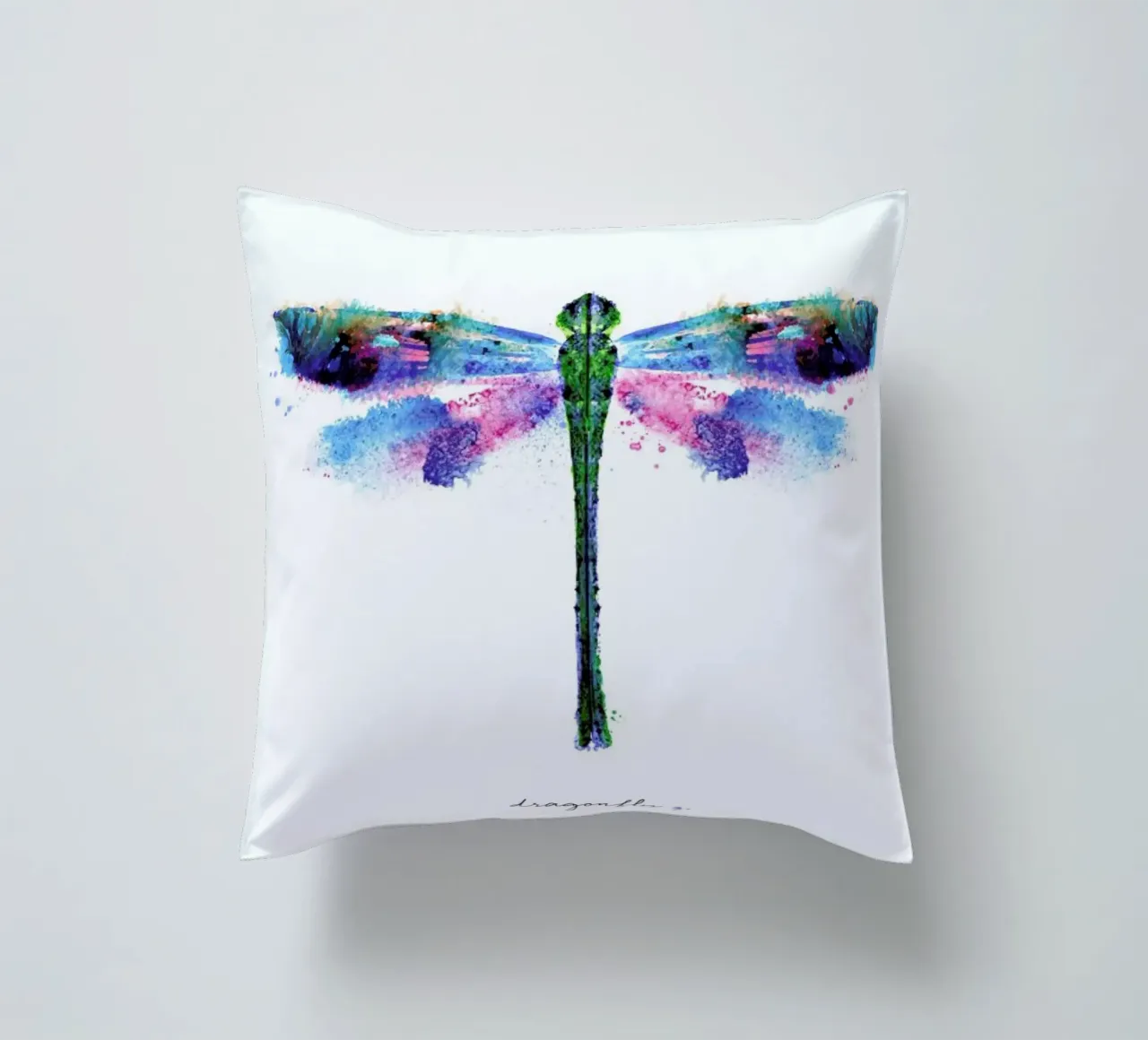 Ink Dragonfly Iridescent II cuscino da Flora & Fauna