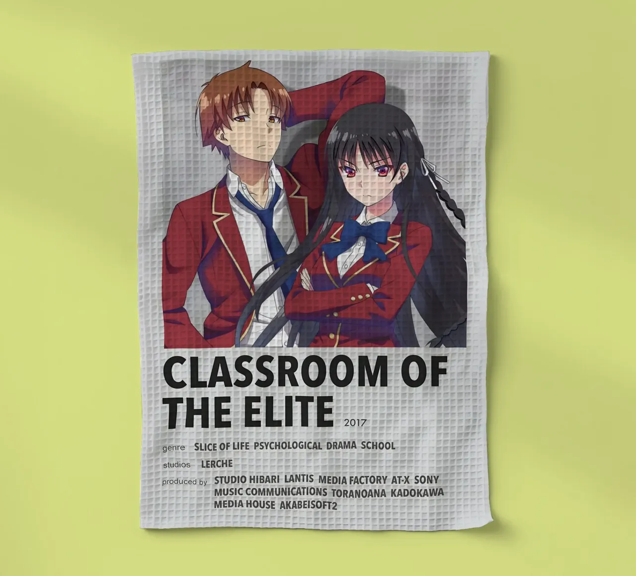 CLASSROOM OF THE ELITE  2017 canovaccio da cucina da Totoya