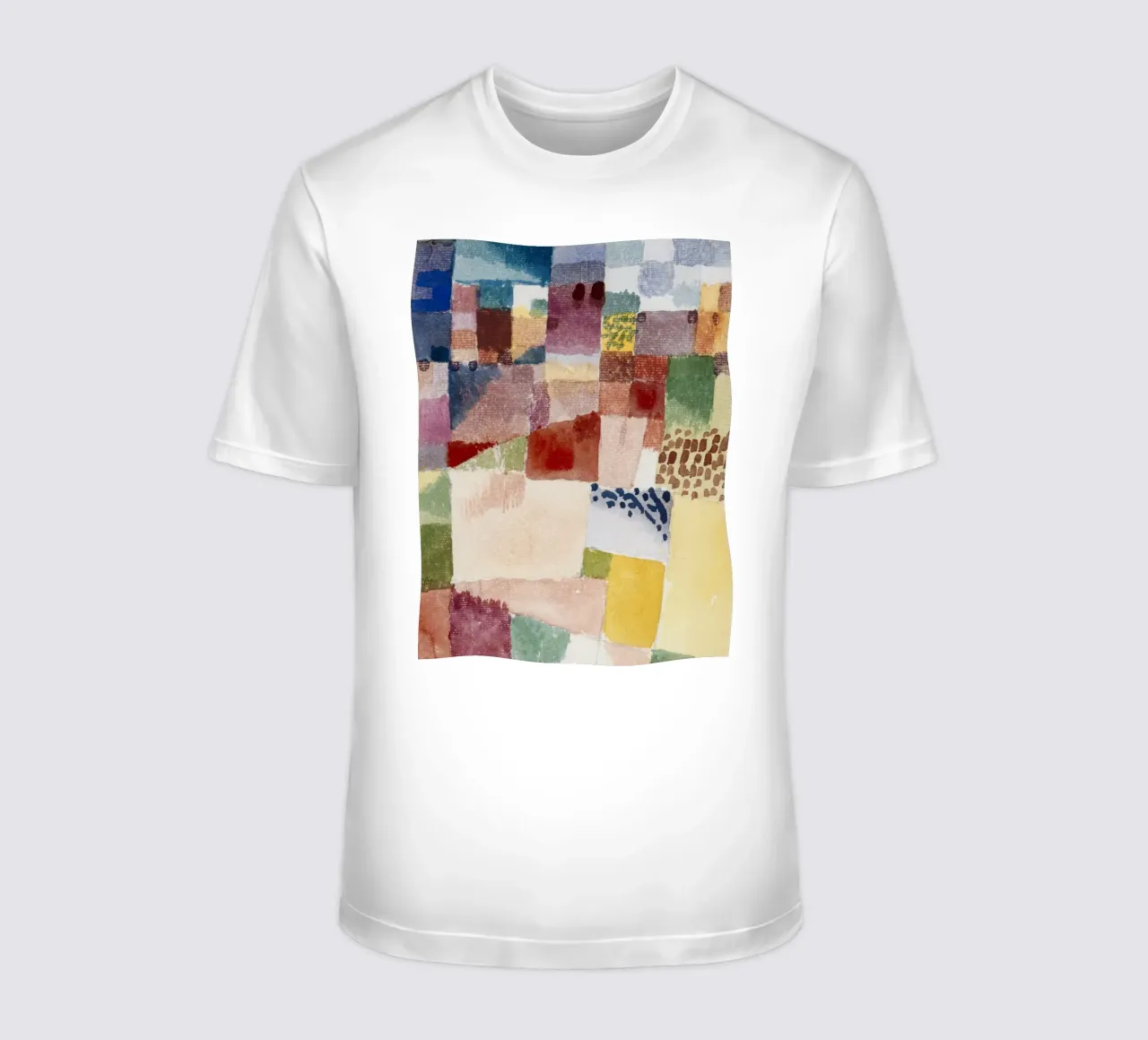 Klee Motif Hammamet Abstract Geometric Art Print t-shirt by NorwesClub