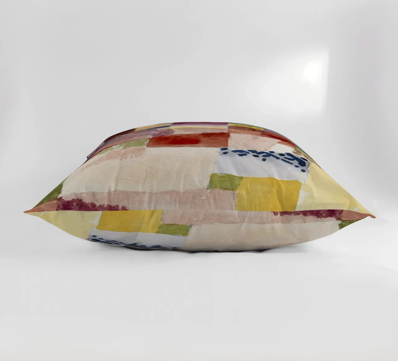 Klee Motif Hammamet Abstract Geometric Art Print decorative cushion by NorwesClub