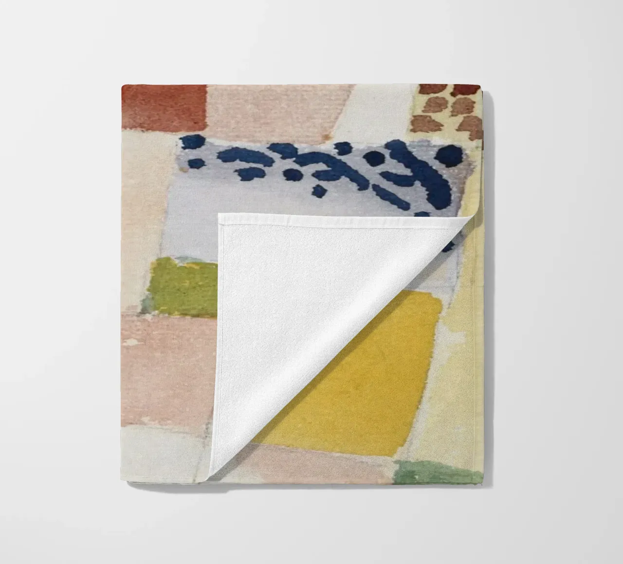 Klee Motif Hammamet Abstract Geometric Art Print beach towel by NorwesClub