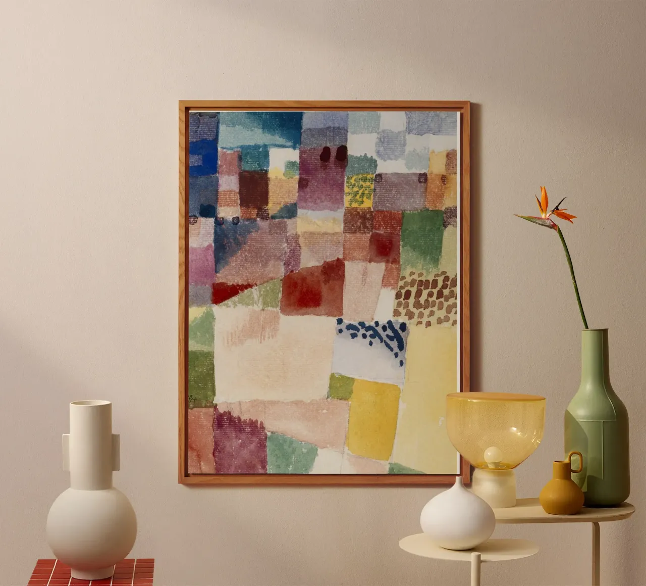 Stampa geometrica astratta Klee Motif Hammamet pannello forex da NorwesClub
