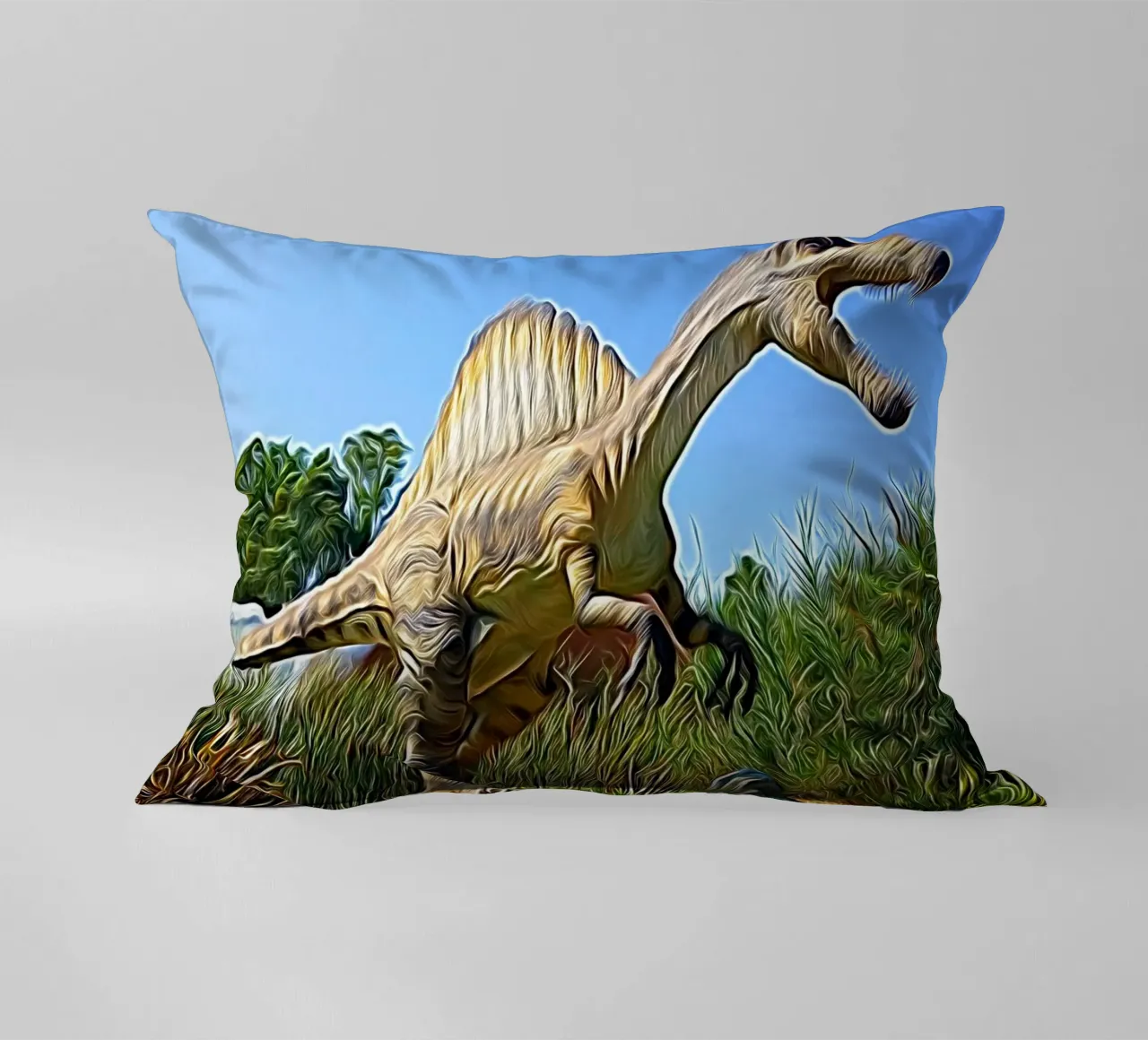 Spinosauro cuscino da Massimo Frascogna