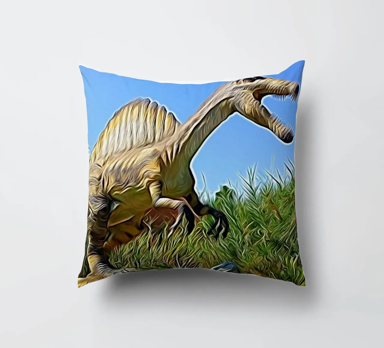 Spinosauro cuscino da Massimo Frascogna