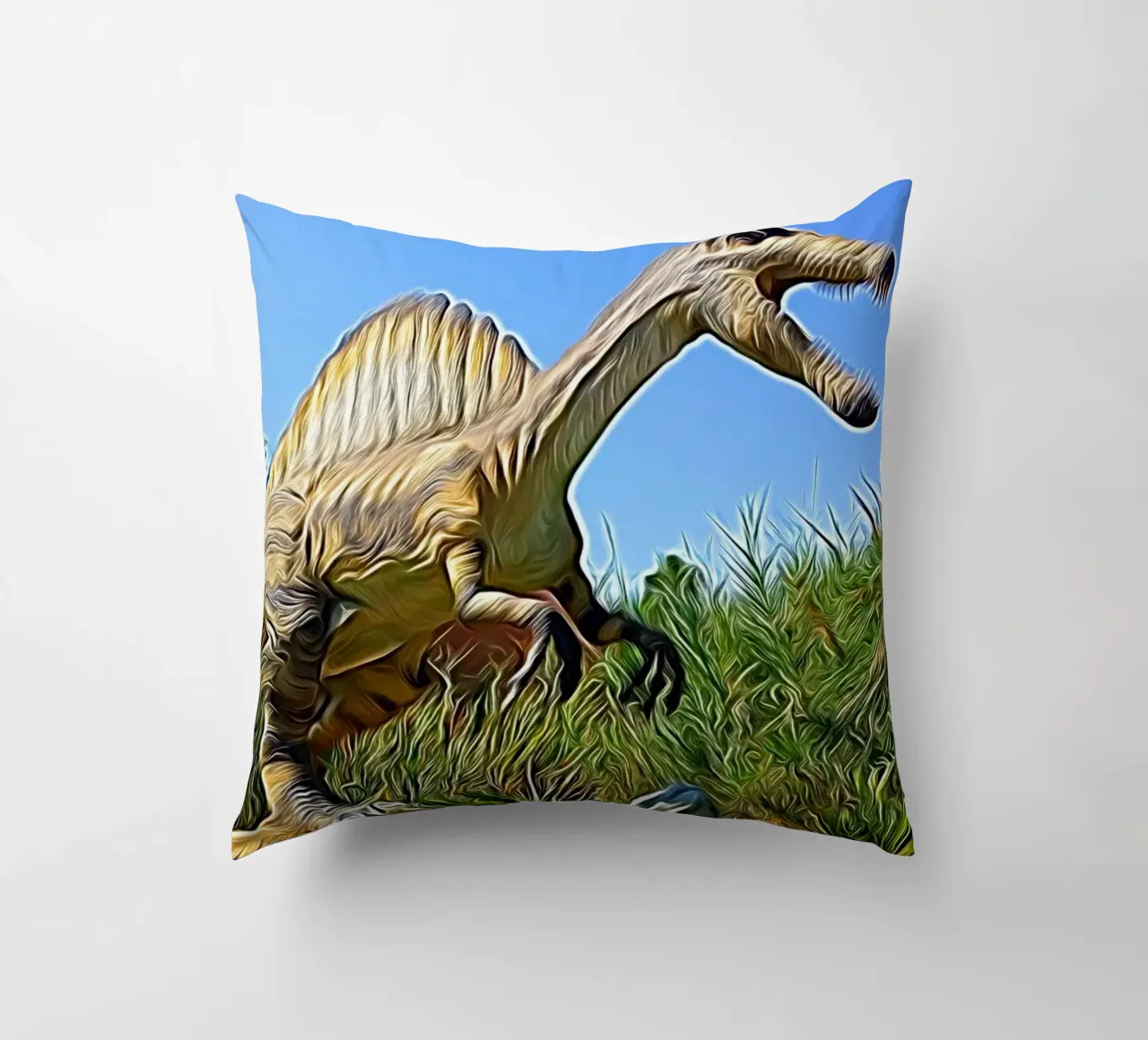 Spinosauro cuscino da Massimo Frascogna