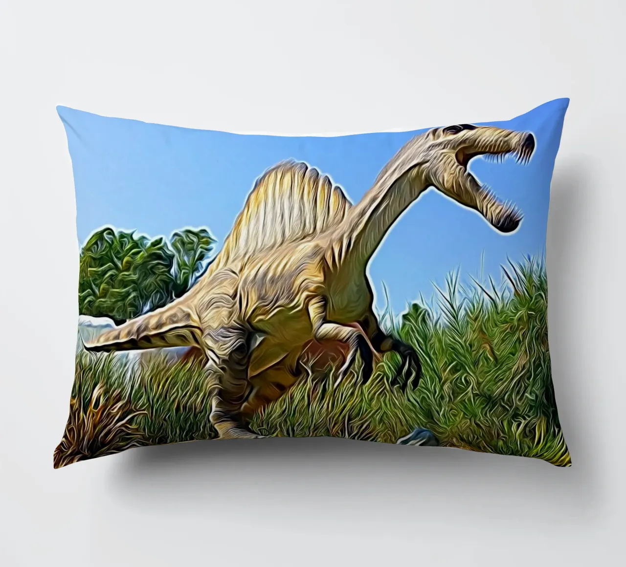 Spinosauro cuscino da Massimo Frascogna