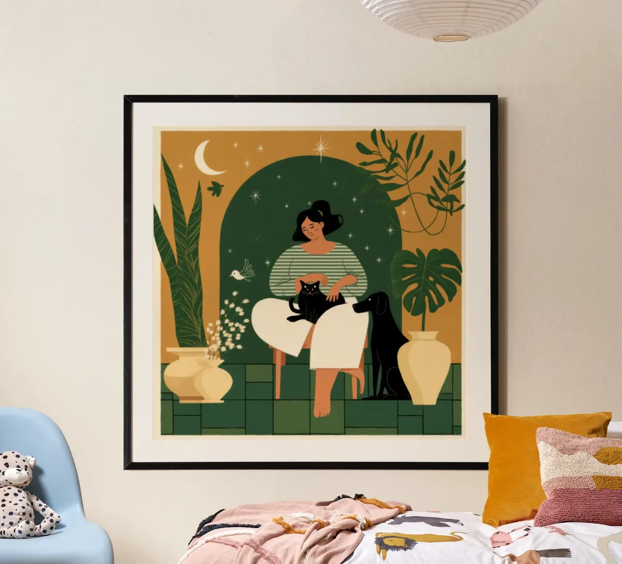 Beatitudine notturna eterea poster da Fine Sanctuary