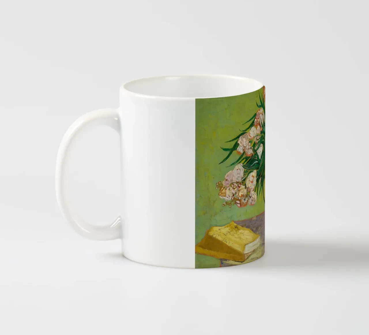 Van Gogh Oleanders Post-Impressionistische bloemenprint keramische mok van NorwesClub