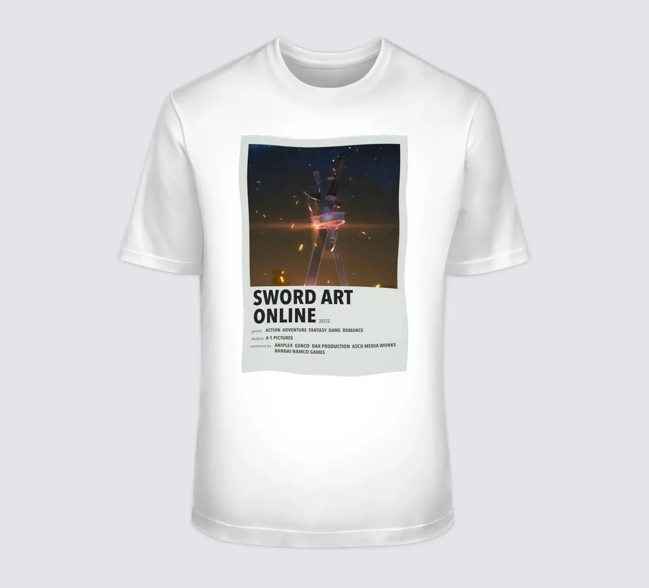 SWORD ART ONLINE  2012 t-shirt da Totoya